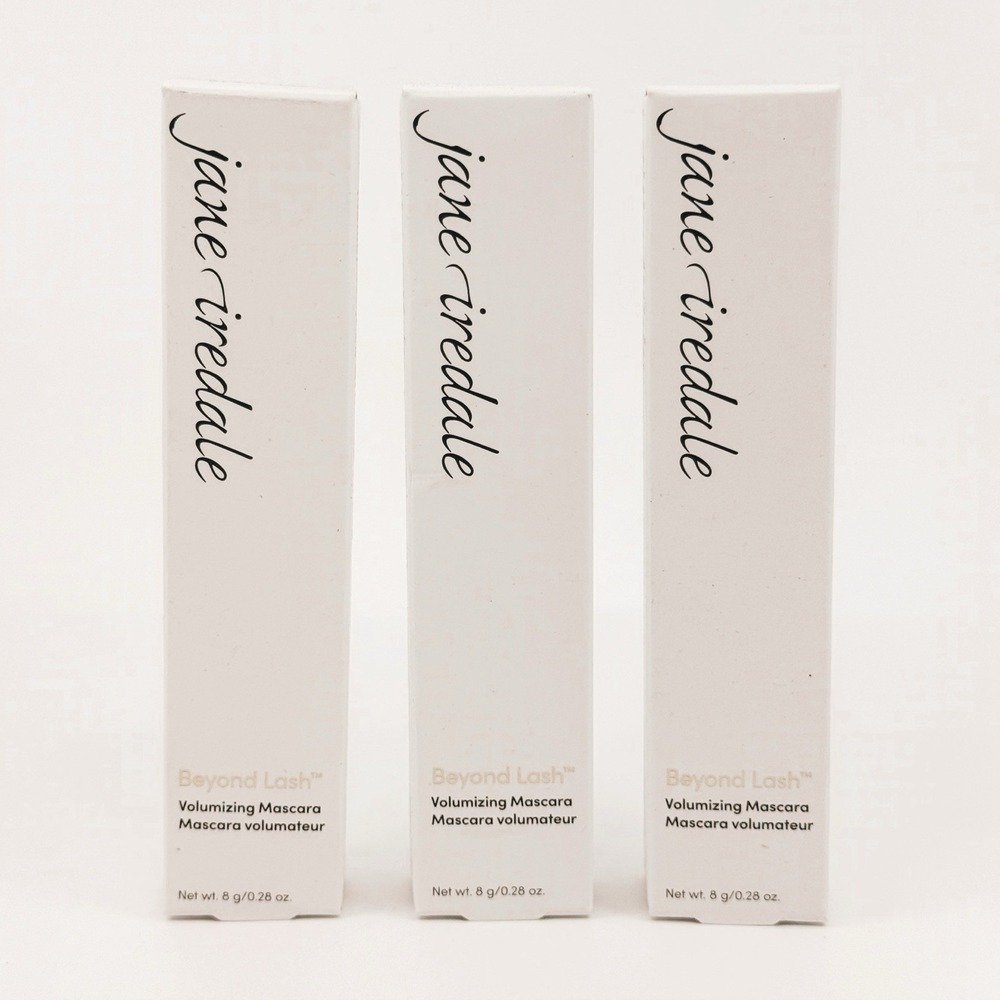 Jane Iredale 3 PACK Beyond Lash Volumizing Mascara 0.28 oz - Black Ink NEW!